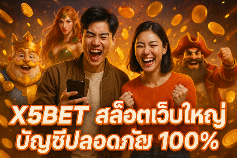 X5BET สล็อตเว็บใหญ่ บัญชีปลอดภัย 100%