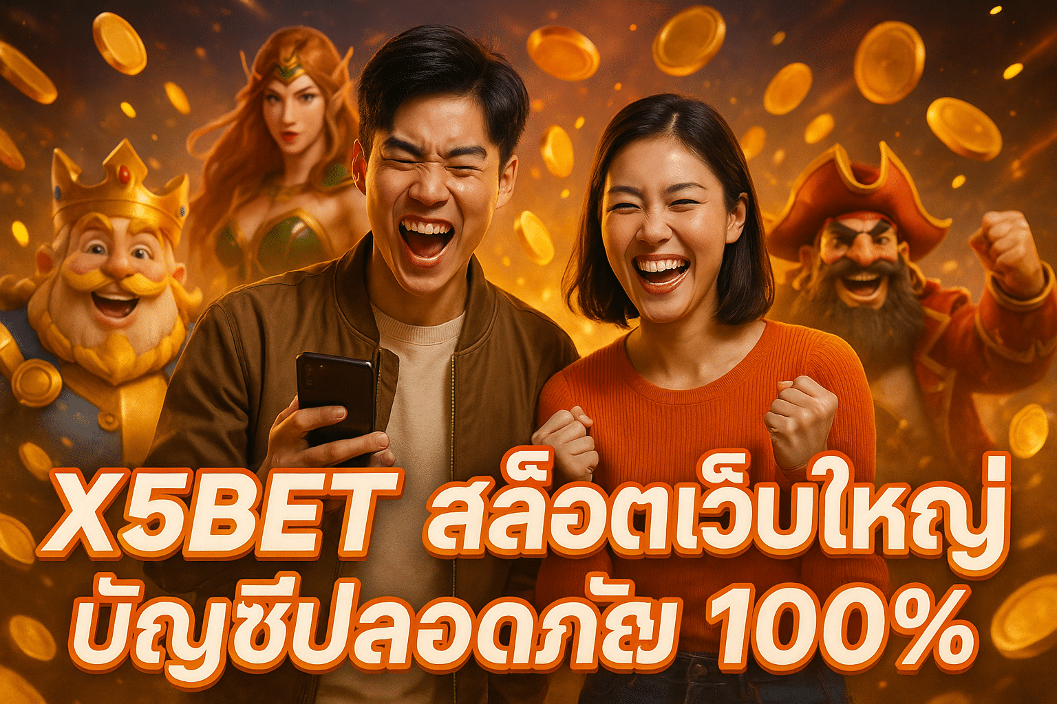 X5BET สล็อตเว็บใหญ่ บัญชีปลอดภัย 100%