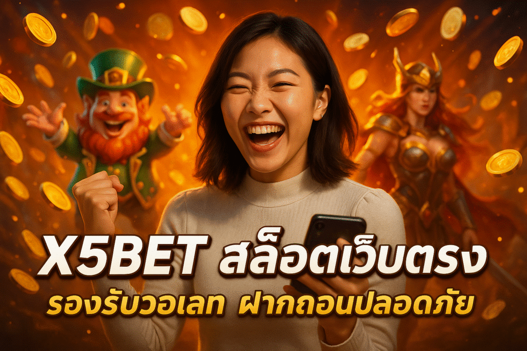 X5BET สล็อตเว็บตรง รองรับวอเลท ฝากถอนปลอดภัย