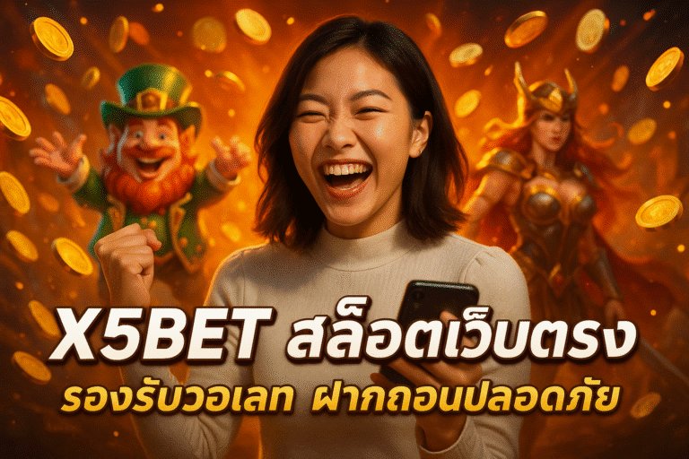 X5BET สล็อตเว็บตรง รองรับวอเลท ฝากถอนปลอดภัย
