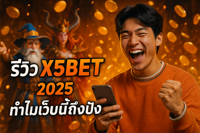 รีวิว X5BET 2025 ทำไมเว็บนี้ถึงปัง
