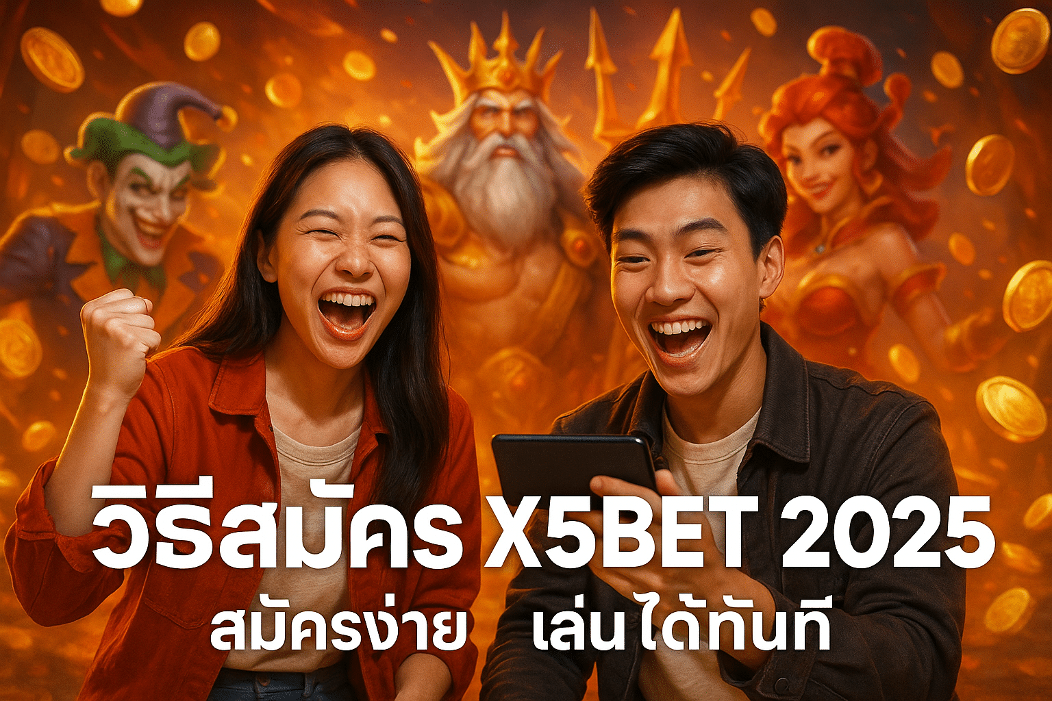วิธีสมัคร X5BET 2025 สมัครง่าย เล่นได้ทันที