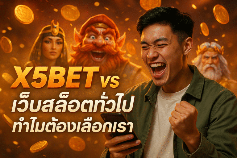 X5BET vs เว็บสล็อตทั่วไป ทำไมต้องเลือกเรา