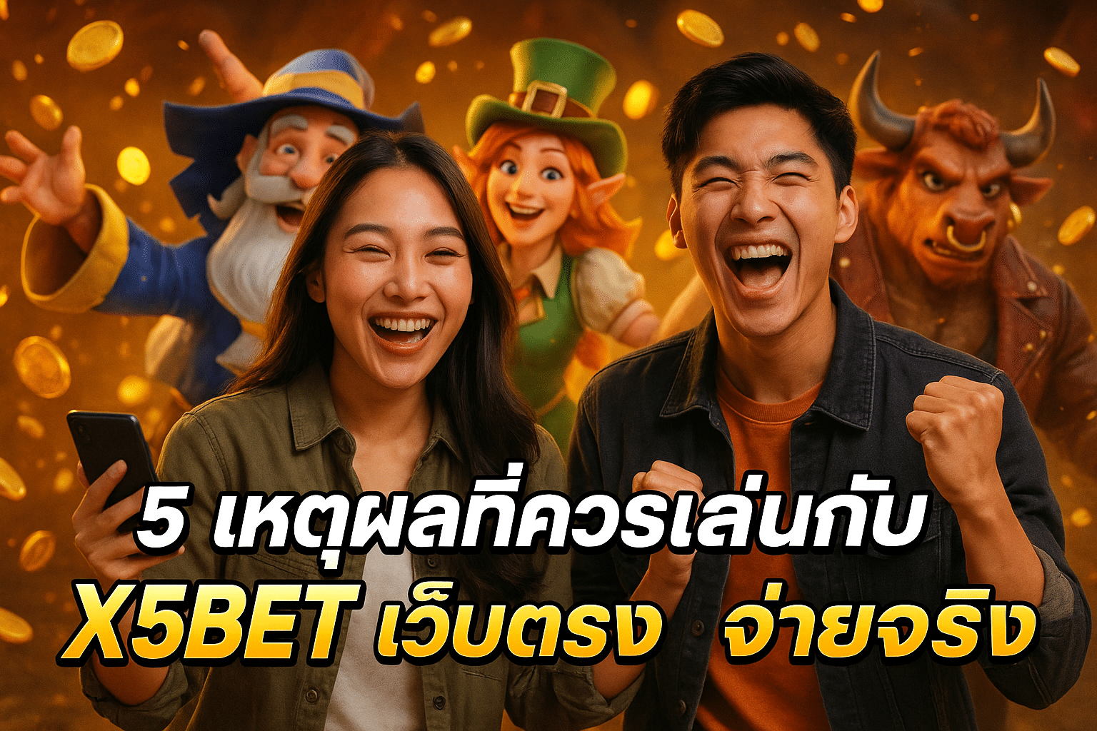 5 เหตุผลที่ควรเล่นกับ X5BET เว็บตรง จ่ายจริง