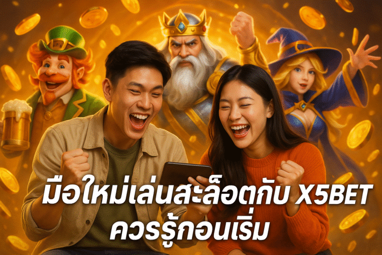 มือใหม่เล่นสล็อตกับ X5BET ควรรู้ก่อนเริ่ม