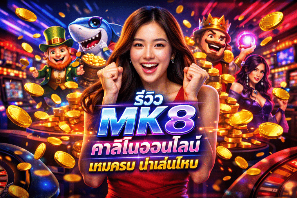 รีวิว MK8 คาสิโนออนไลน์ เกมครบ น่าเล่นไหม