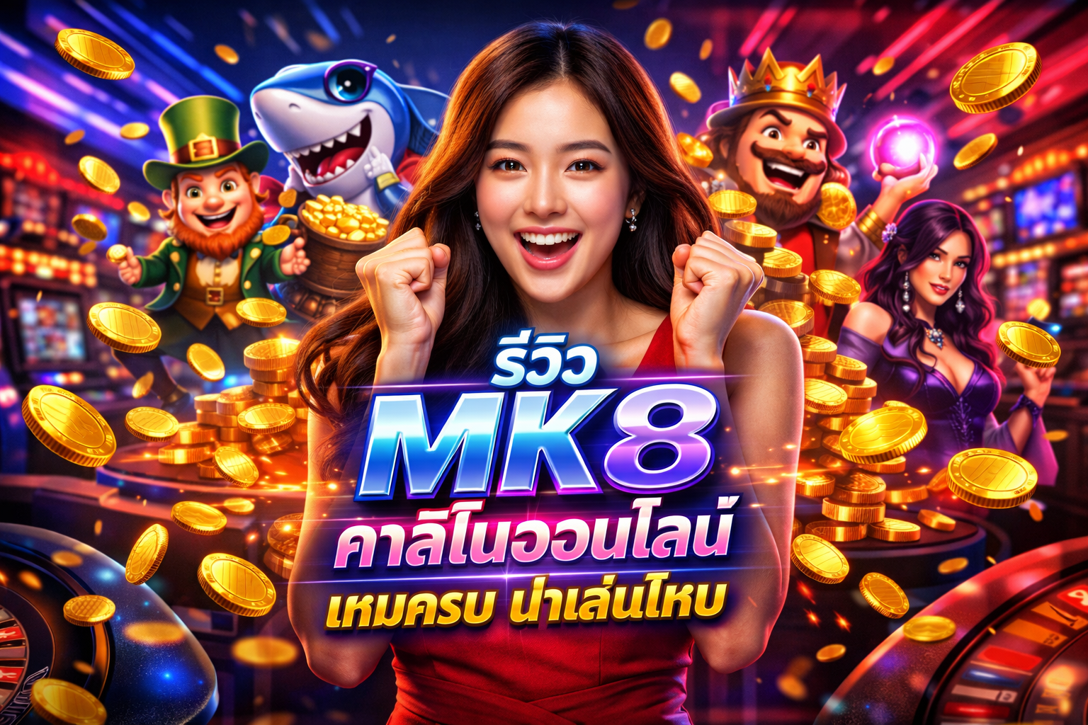 รีวิว MK8 คาสิโนออนไลน์ เกมครบ น่าเล่นไหม
