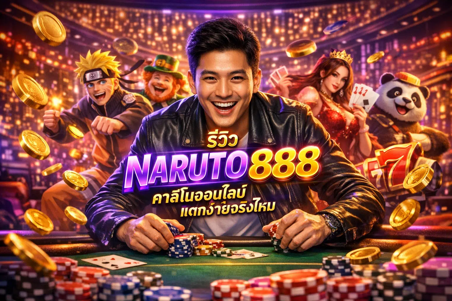 รีวิว NARUTO888 คาสิโนออนไลน์ แตกง่ายจริงไหม
