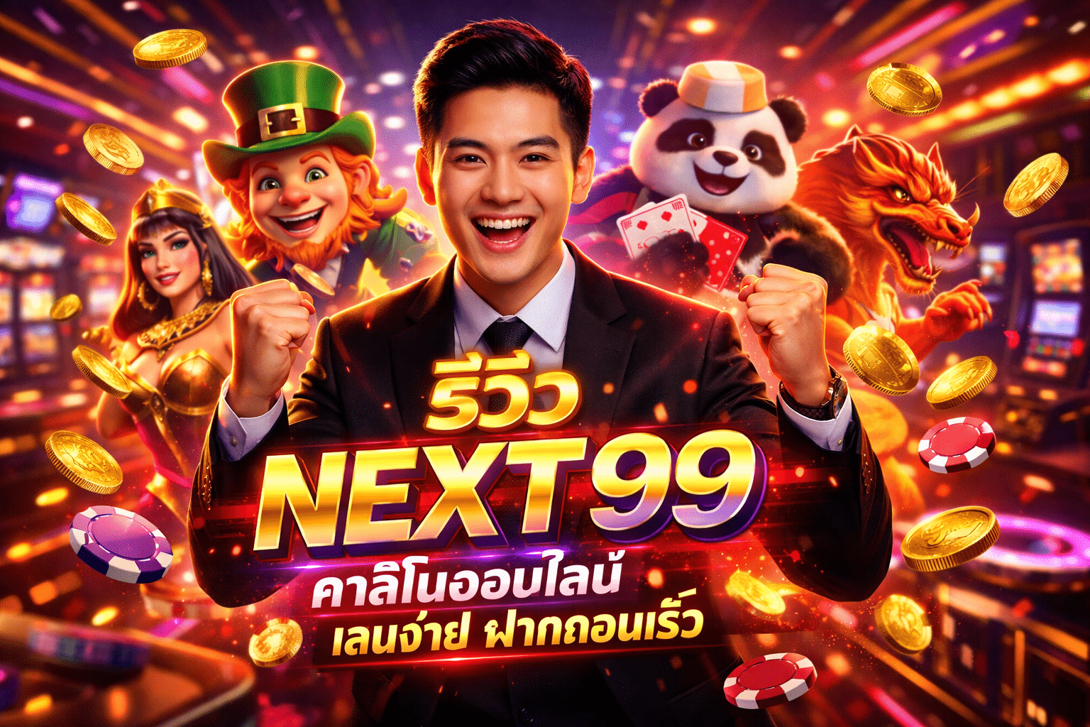 รีวิว NEXT99 คาสิโนออนไลน์ เล่นง่าย ฝากถอนเร็ว